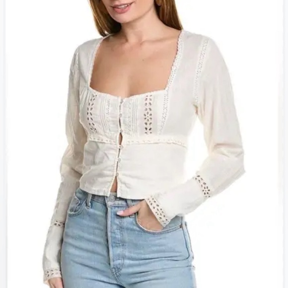 FREE PEOPLE JOI BLOUSE - Picture 3 of 10